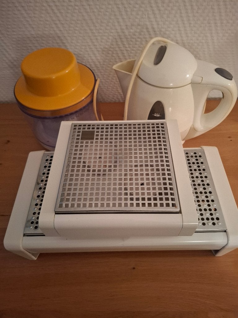 Warmhoudplaatjes, El Waterkoker, Citruspers enz, Ophalen of Verzenden, Gebruikt