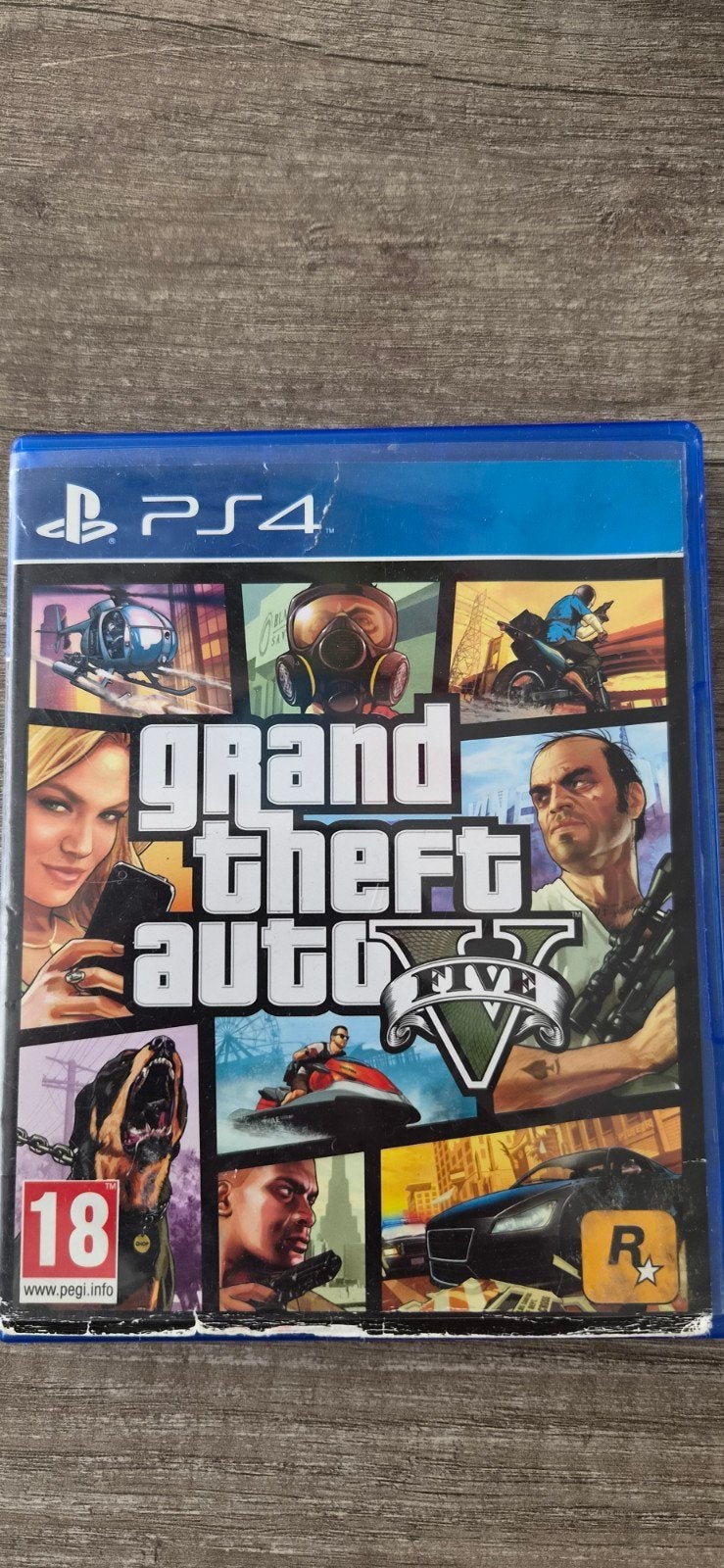 Grand Theft Auto V (GTA 5) voor PlayStation 4 (PS4), Spelcomputers en Games, Online, Gebruikt, Vanaf 18 jaar, 3 spelers of meer