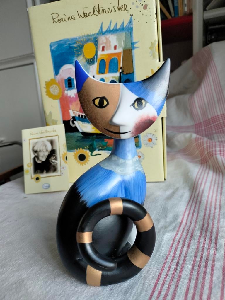 Vintage Brocante poes kat Rosina Wachtmeister Goebel, Ophalen of Verzenden