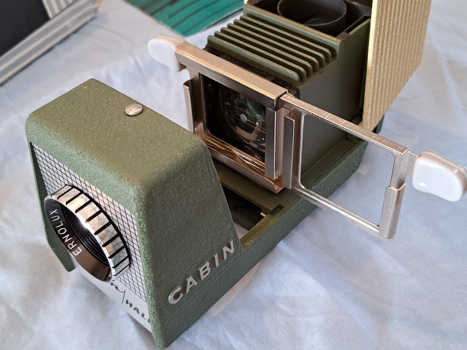 Vintage Cabin 55 Diaprojector voor 35mm film, Ophalen of Verzenden, Niet werkend