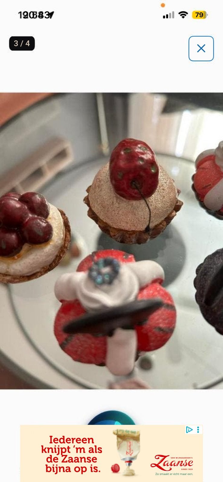Stenen gebakjes, Ophalen, Zo goed als nieuw, Taarten, Bakvorm