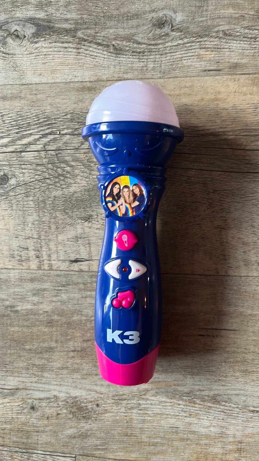 K3 microfoon met liedjes opnemen en licht, Ophalen of Verzenden, Zo goed als nieuw, Jongen of Meisje