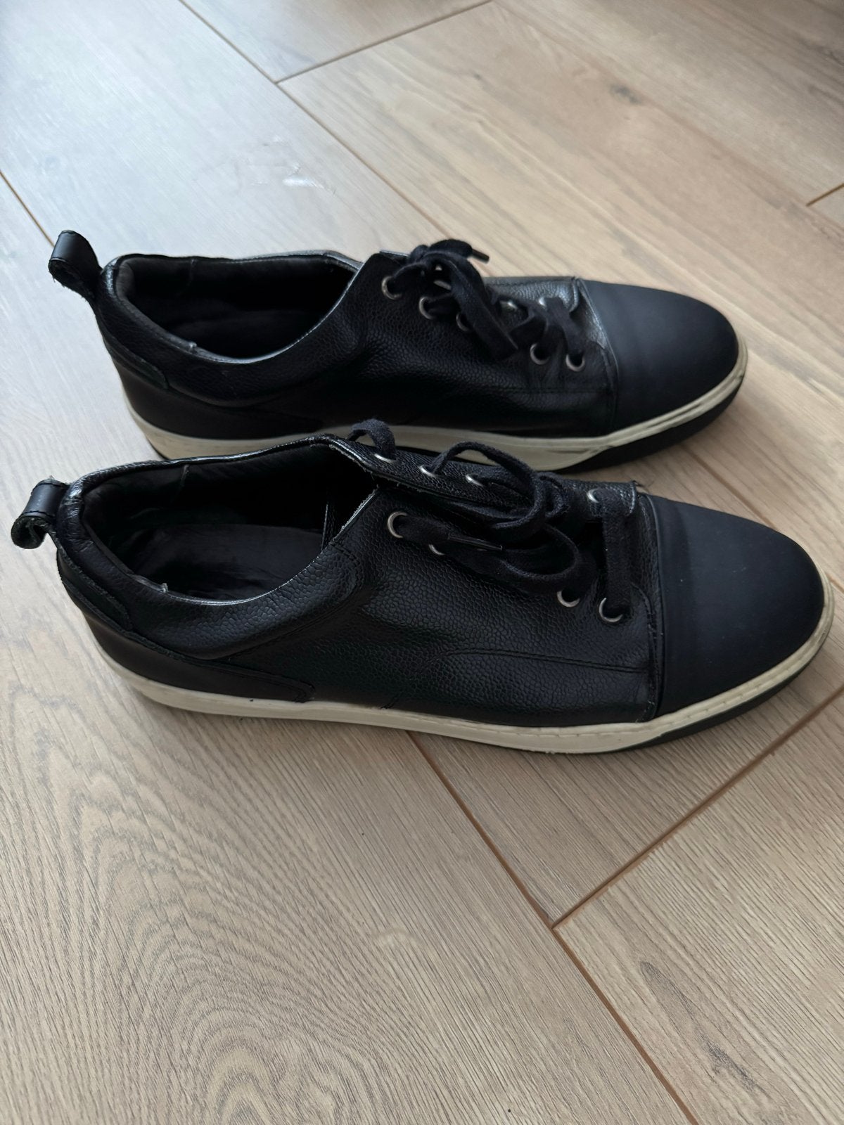 Lanvin Nette Veterschoenen Zwart - Maat 42, Ophalen of Verzenden, Gedragen, Zwart, Veterschoenen