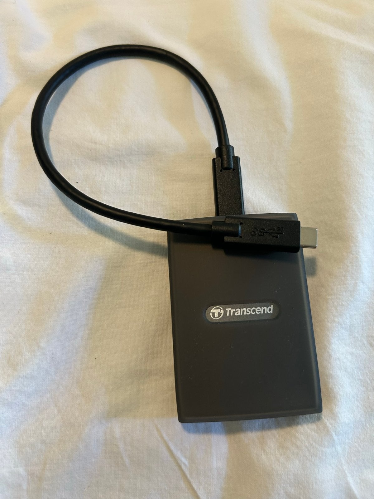 Transcend Compact Flash/CF kaartlezer voor Nikon, Canon etc., Ophalen of Verzenden, Zo goed als nieuw