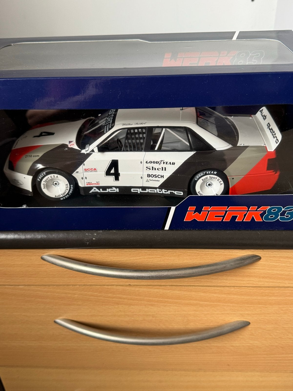 Werk83 Audi 200 Trans Am #4 Walter Röhrl 1:18, Overige merken, Auto, Groter dan 1:32, Nieuw
