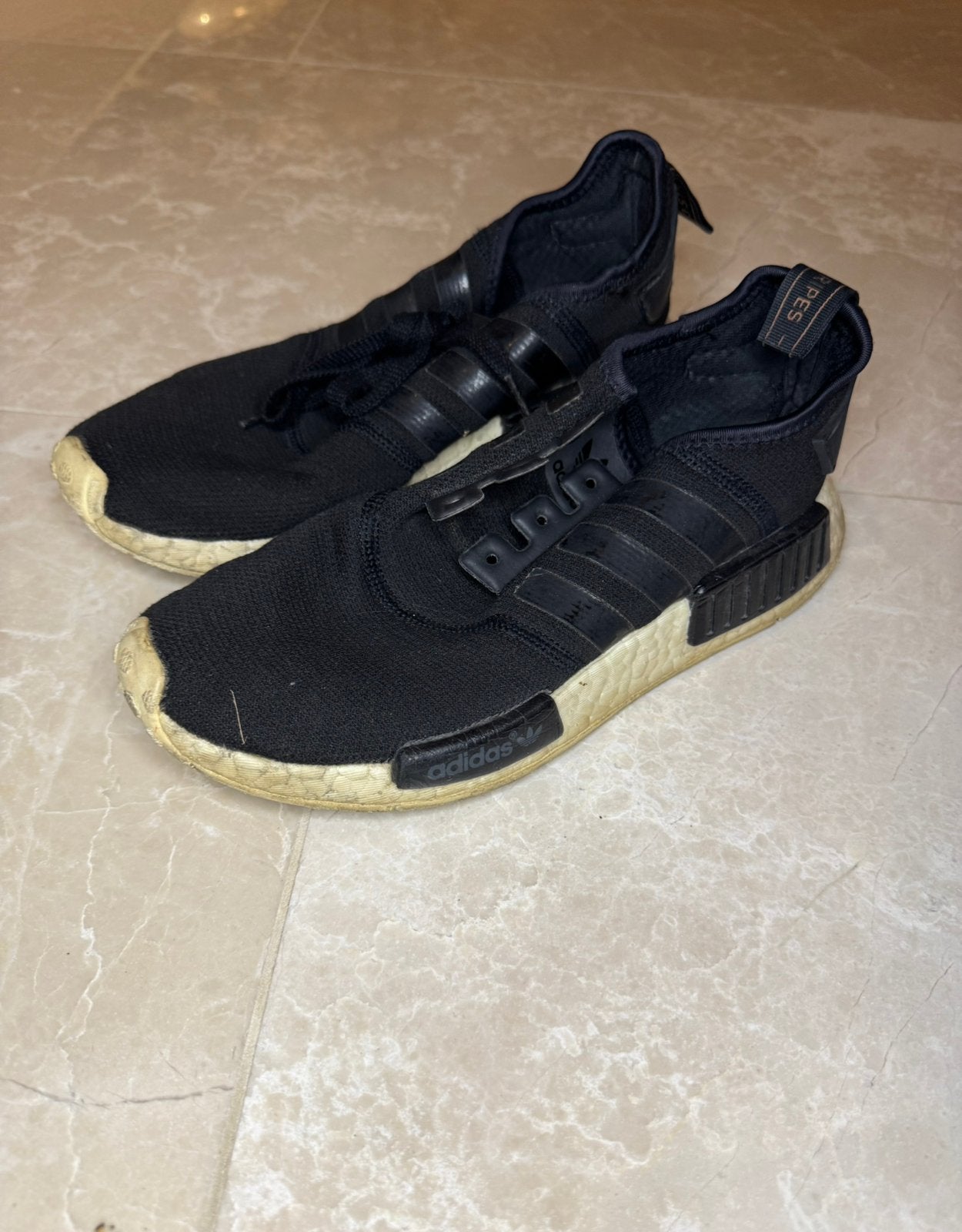 Adidas Originals NMD_R1 Refined Sneakers, Zwart, Ophalen of Verzenden, Sneakers of Gympen, Zo goed als nieuw