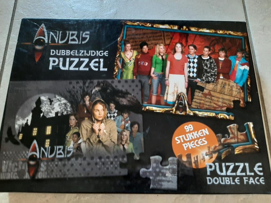 Het huis Anubis dubbelzijdige puzzel, Ophalen of Verzenden, Zo goed als nieuw