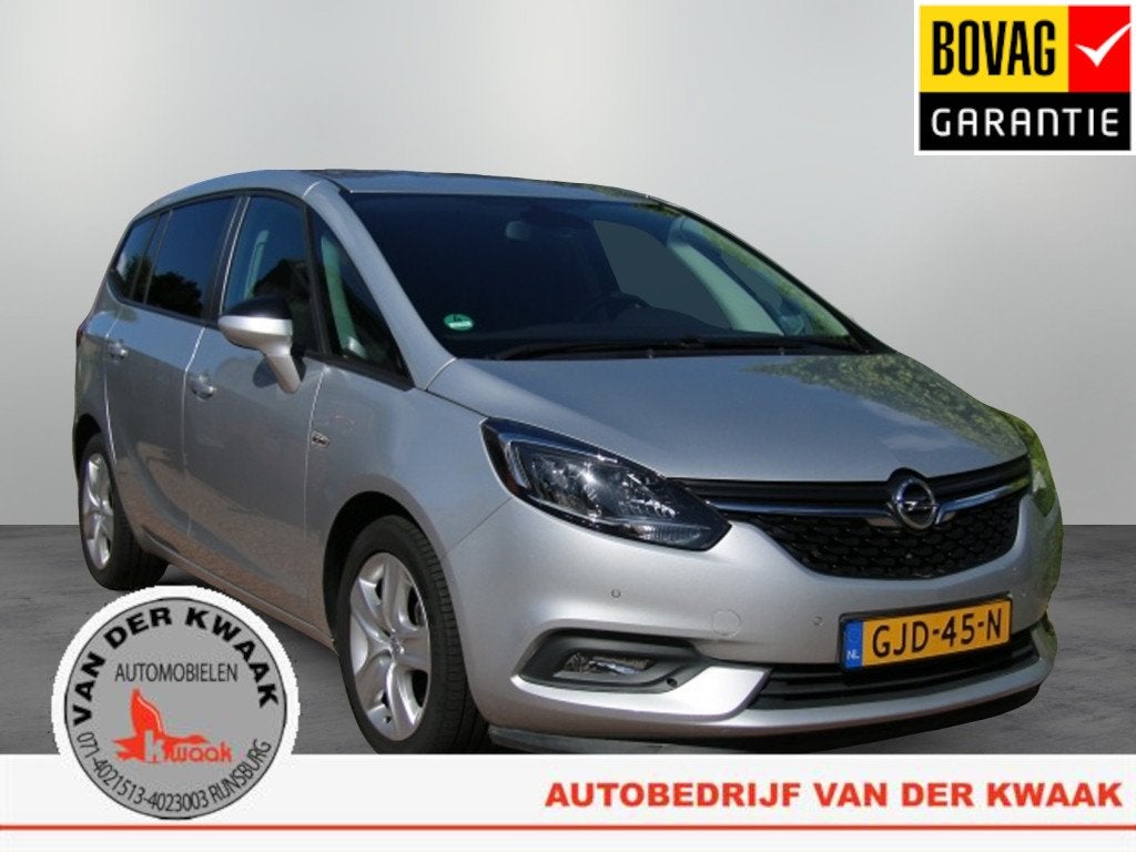 Opel Zafira Tourer 1.4 Edition (bj 2017, automaat), Auto's, 12 maanden, Stof, Gebruikt, Euro 6