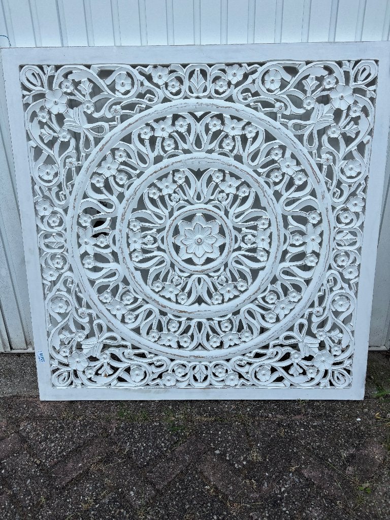 Blossum Wandpaneel uit India., Ophalen, Oosters, 122 cm, Hout