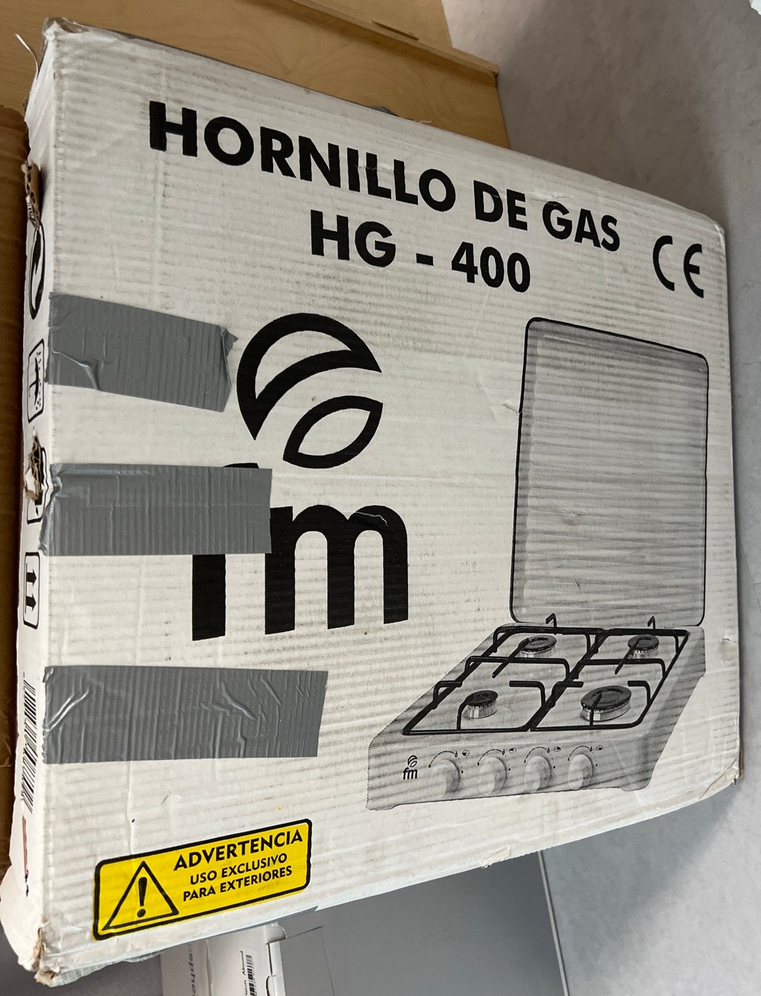 Nieuwe Hornillo de Gas HG-400 - Ongebruikt in doos, 3 kookzones of minder, Ophalen of Verzenden, Zo goed als nieuw, Gas