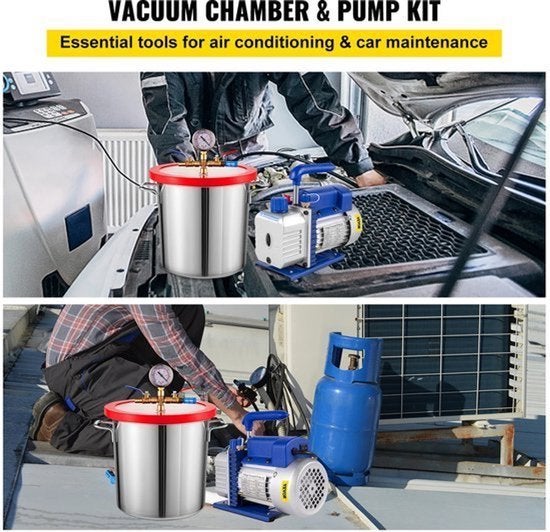 Vacuümpomp - Koelmiddel Vacuümpomp - Koeltechnisch Gereedsch, Corvance B.V., Verzenden, Nieuw, Corvancebol@gmail.com