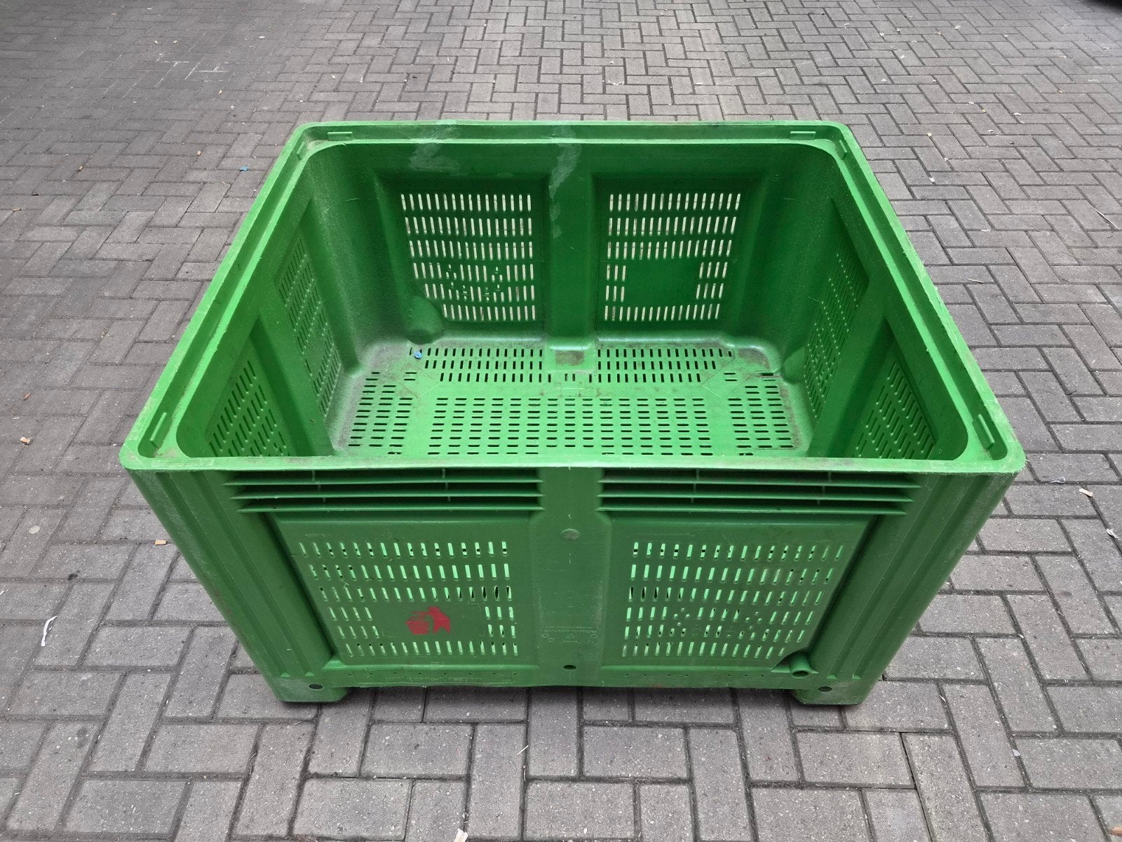 Palletbox Slowfeeder Kuubskist Hooibak, Ophalen of Verzenden, Gebruikt