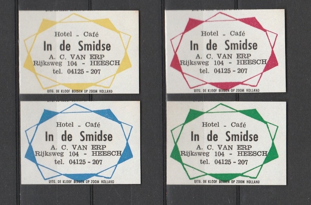 Lucifermerken, Heesch  (556), Verzamelen, Ophalen of Verzenden, Zo goed als nieuw, Luciferdoosjes of -merken