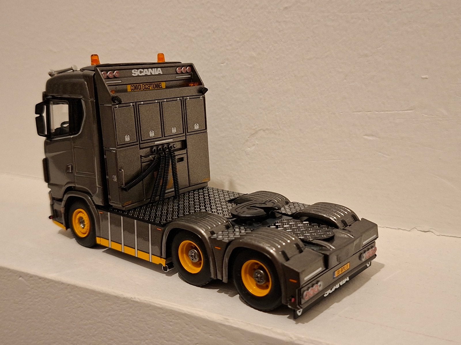 Wsi Scania trekker Gerhan / Gebri, Ophalen of Verzenden, Zo goed als nieuw, Bus of Vrachtwagen, Wsi