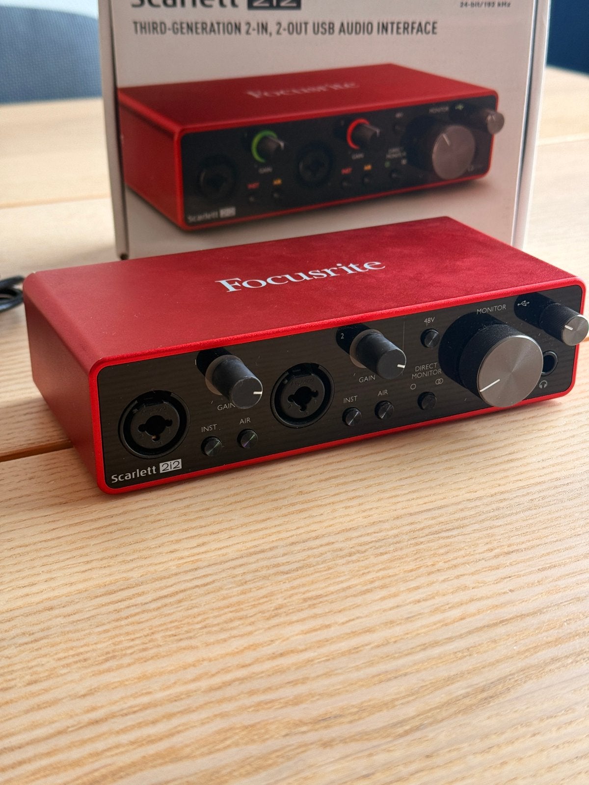 Focusrite Scarlett 2i2 3rd gen audio interface, Computers en Software, Geluidskaarten, Zo goed als nieuw, Ophalen of Verzenden