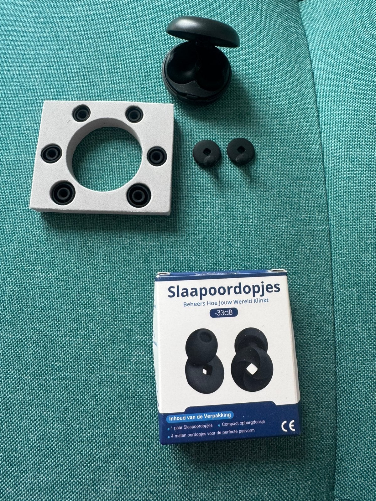 Slaapoordopjes -33 dB opbergdoosje 3 maten oordopjes, Ophalen of Verzenden, Nieuw, Overige typen