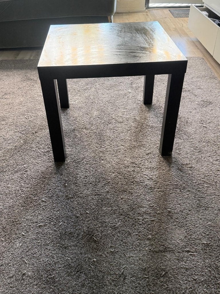bijzet tafel, Huis en Inrichting, Tafels | Bijzettafels, Overige materialen, Minder dan 55 cm, Vierkant, Ophalen