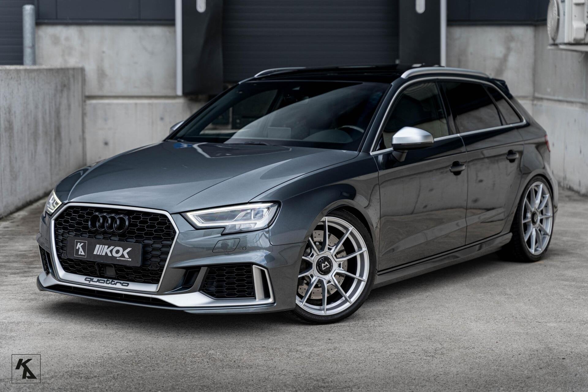 Audi RS3 2.5 TFSI RS3 | 2018 Quattro | DAZA Carbon KW V3, Automaat, Gebruikt, RS3, Leder