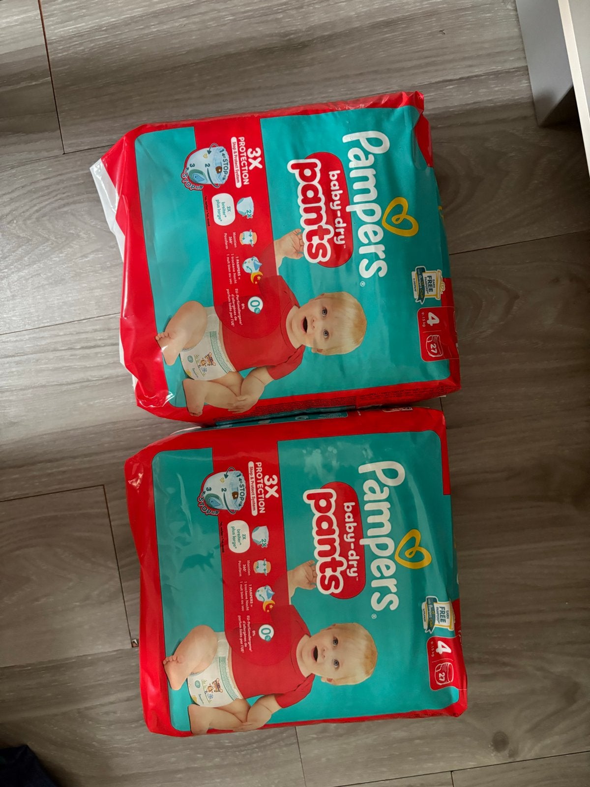 2x Pampers Baby-Dry Pants Maat 4 (27 stuks per pak), Kinderen en Baby's, Ophalen, Nieuw