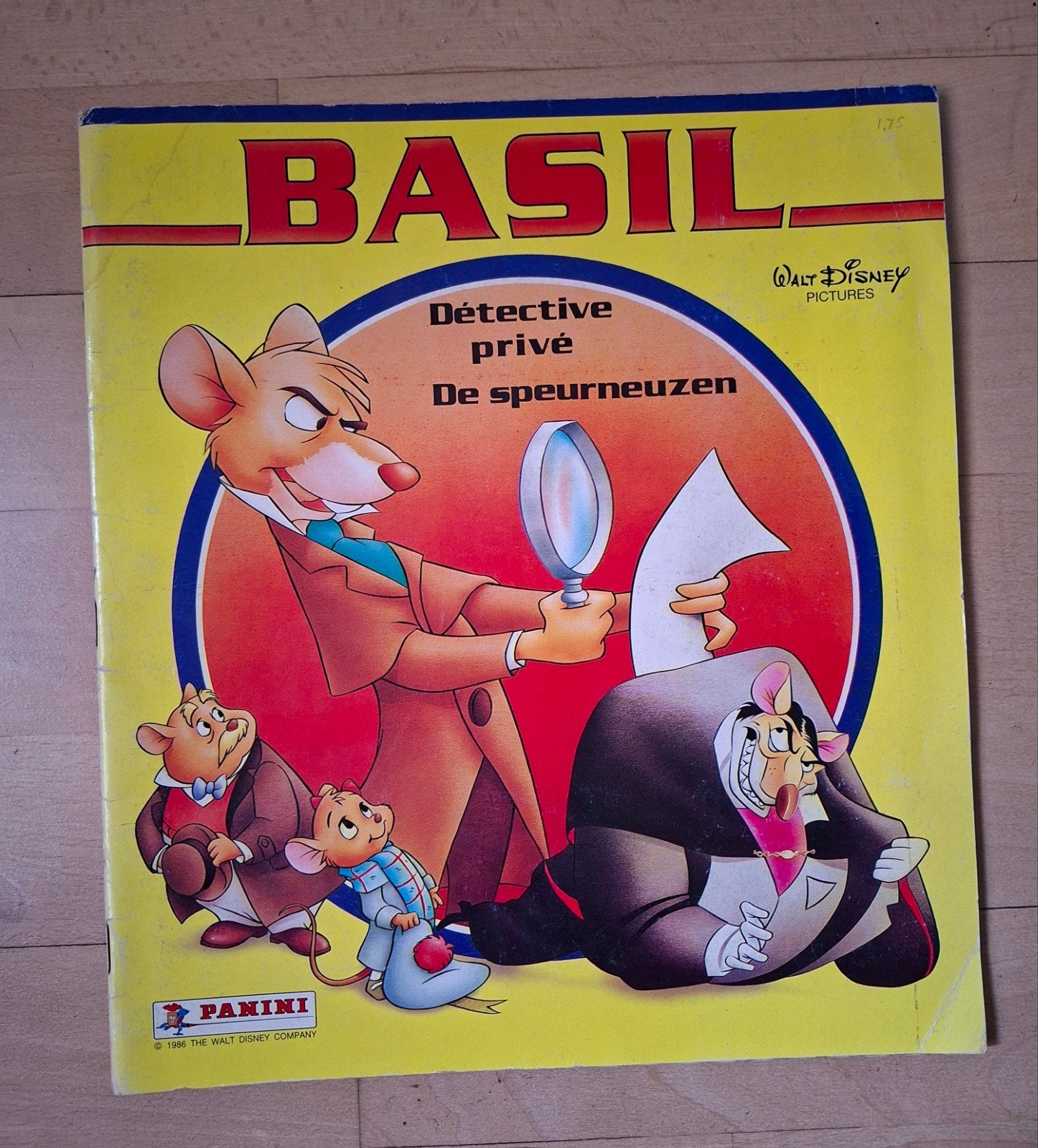 walt disney basil panini, Eén stripboek, Ophalen of Verzenden, Gelezen