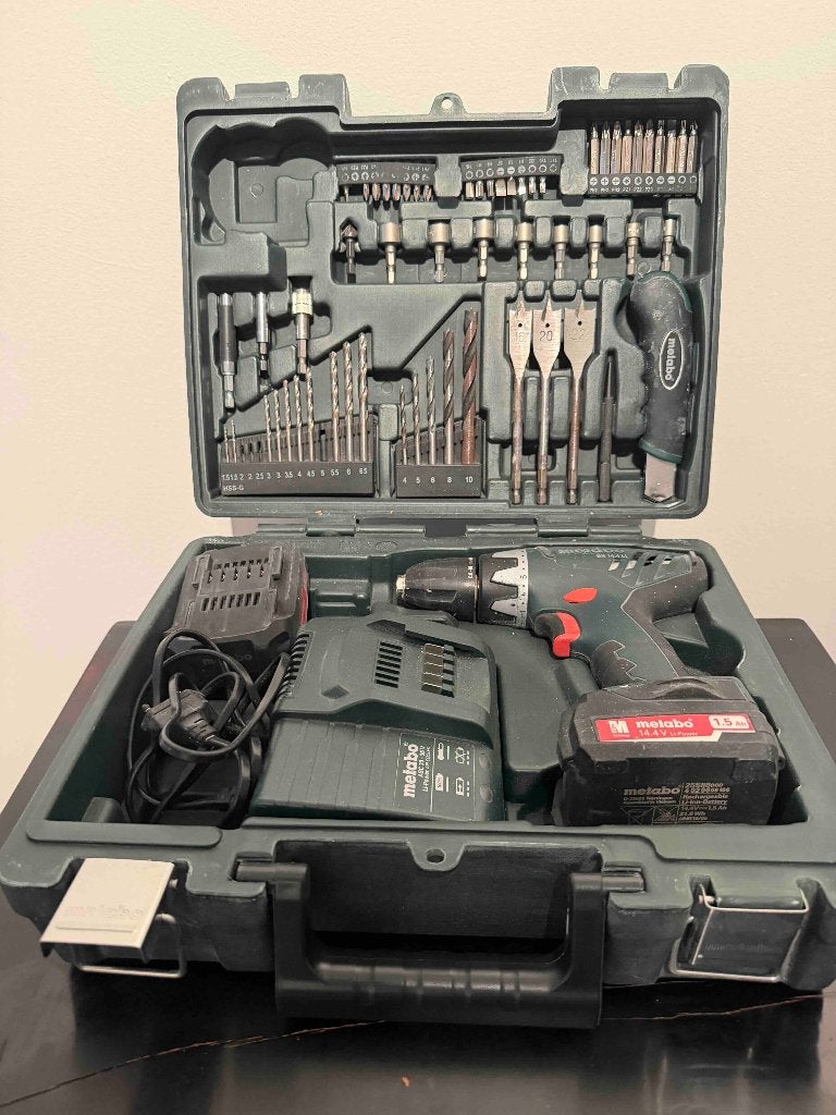 Metabo accuboormachine BS 14.4 Li, Ophalen, Gebruikt, Minder dan 400 watt, Boor- en Schroefmachine