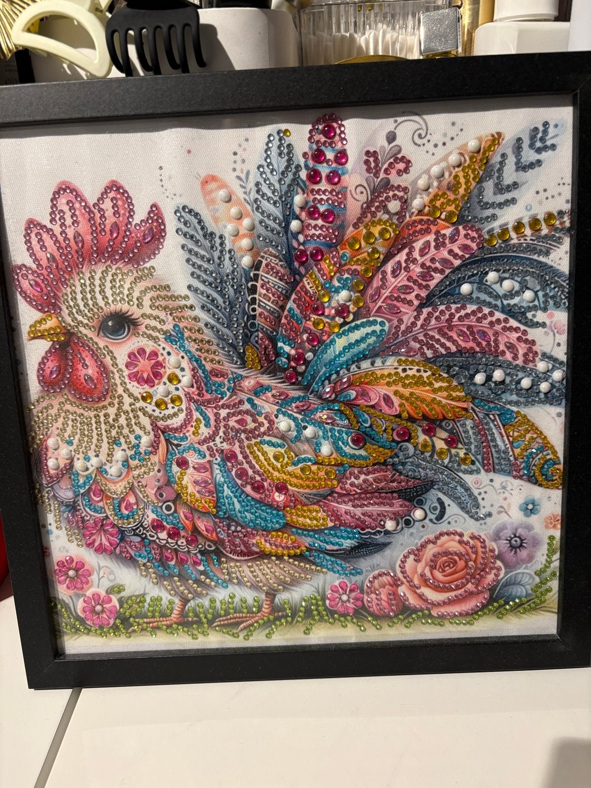 Diamond Painting Schilderijtjes 30x30 cm incl. lijst, Ophalen of Verzenden, Nieuw