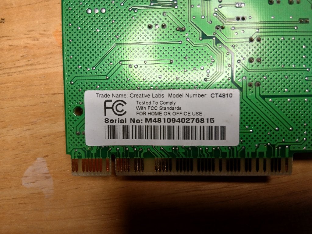 Creative Sound Blaster PCI 128, Ophalen of Verzenden, Zo goed als nieuw, Intern