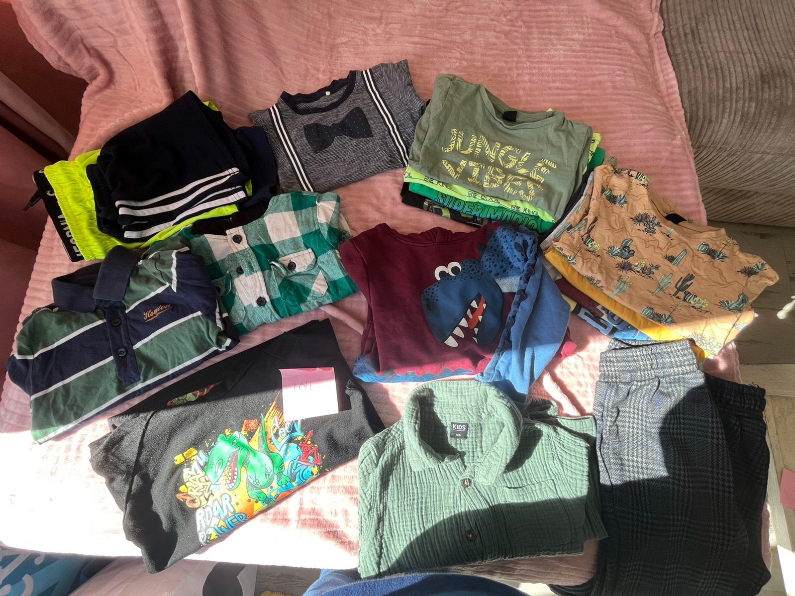 Jongens pakket maat 104 19x, Ophalen of Verzenden, Gebruikt, Maat 104