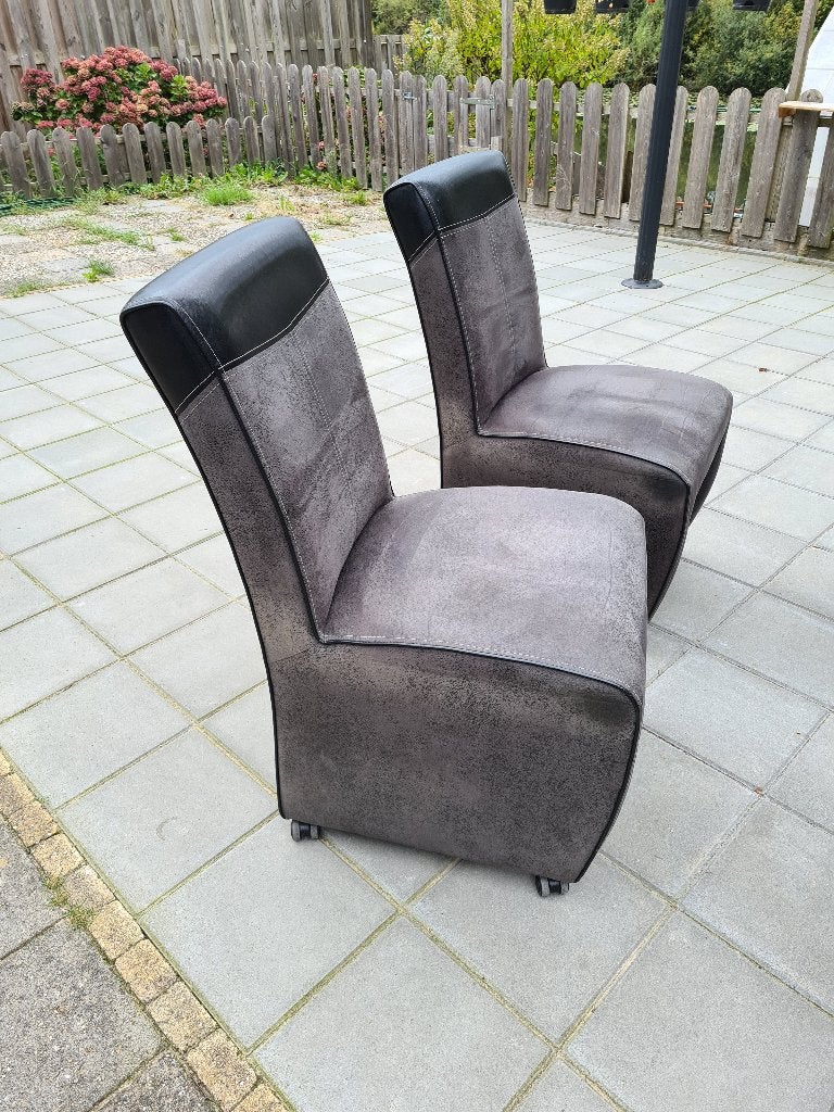 eethoek met 4 stoelen, Huis en Inrichting, Ophalen, Gebruikt, 50 tot 100 cm, 150 tot 200 cm