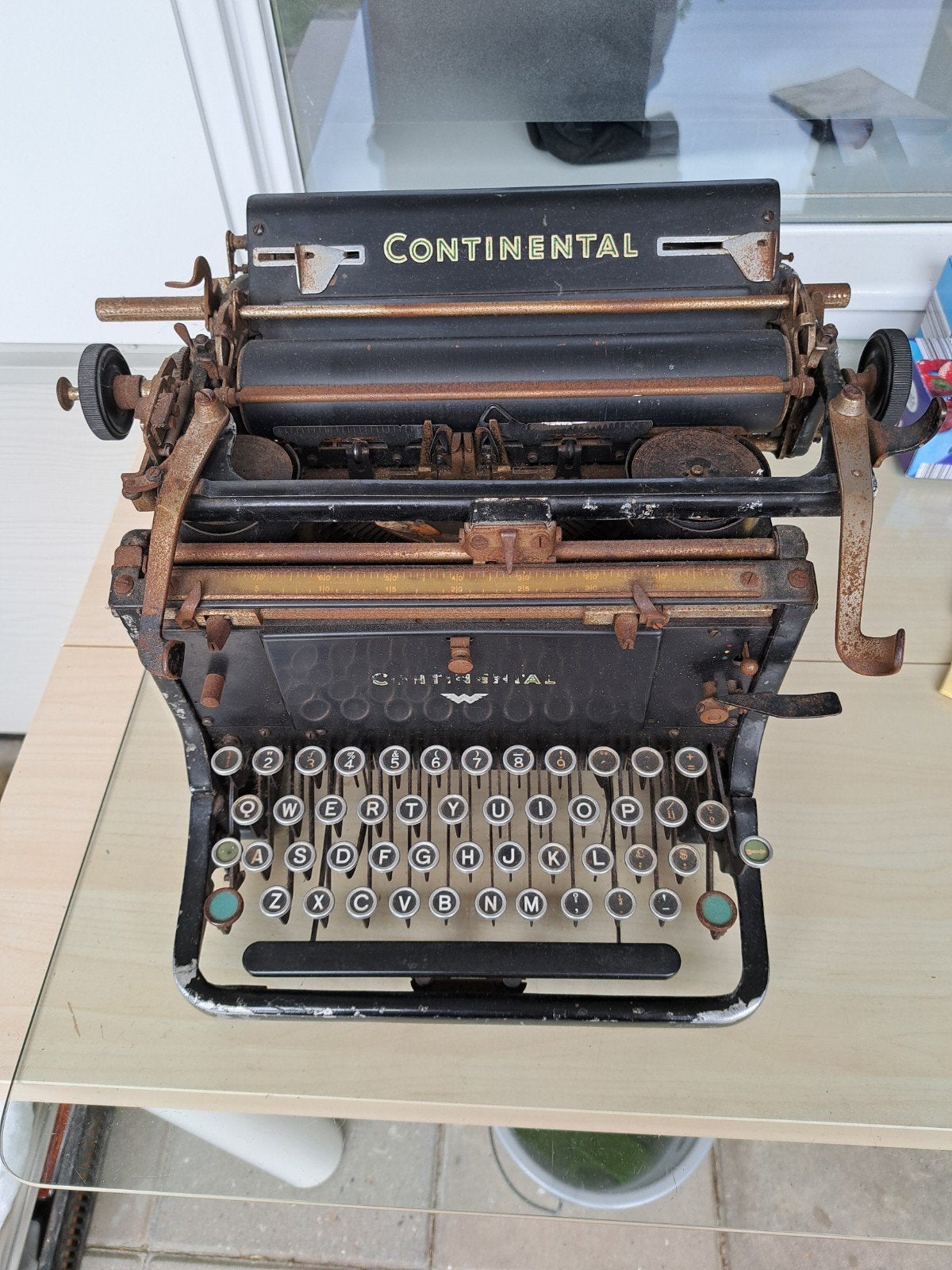 Typemachine, Ophalen