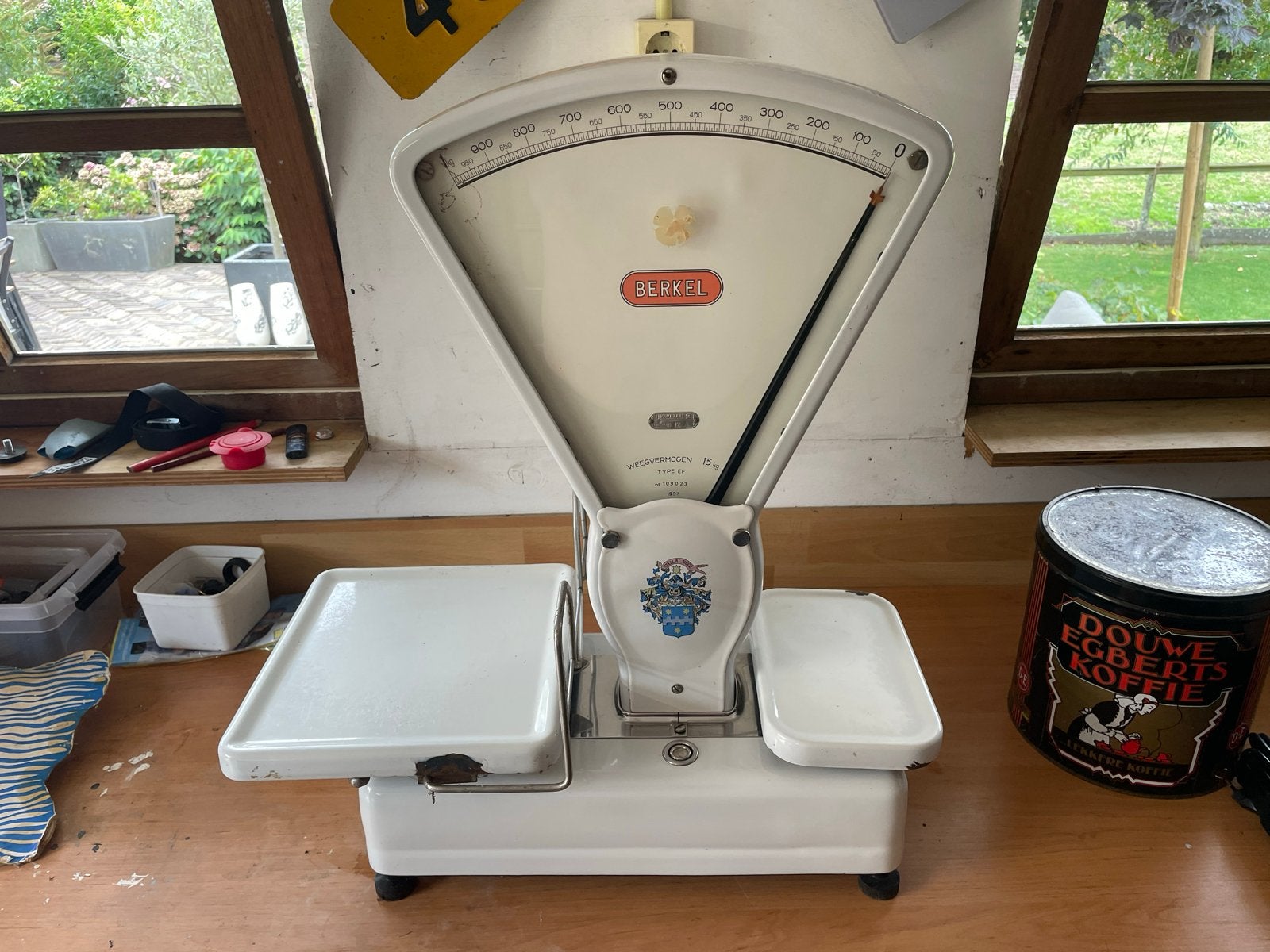 Antieke Berkel Weegschaal - Vintage Winkelweegschaal, Ophalen