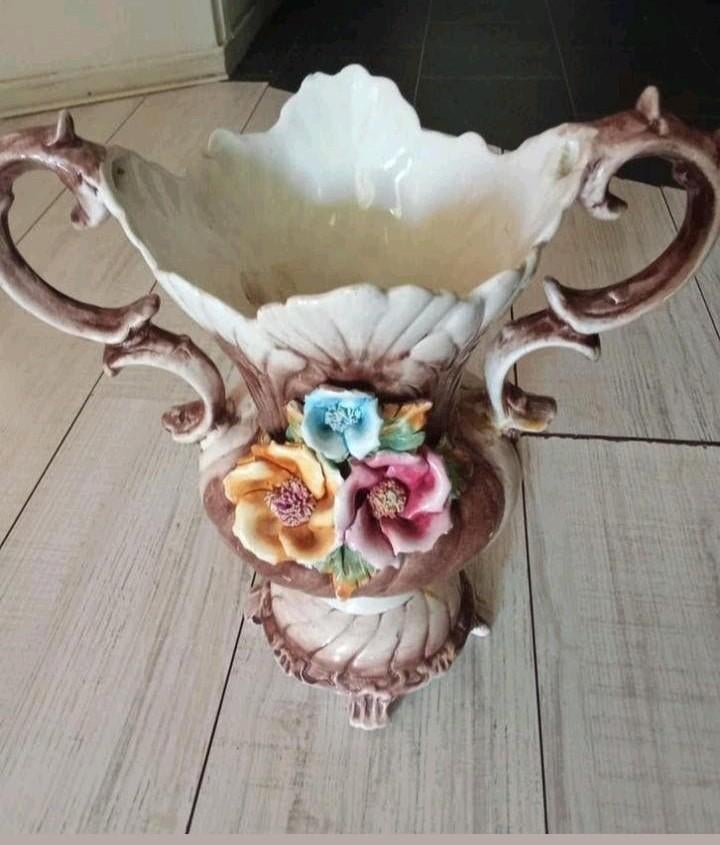 Capodimonte Porseleinen Vaas uit de Jaren '60, Antiek en Kunst, Antiek | Vazen, Ophalen