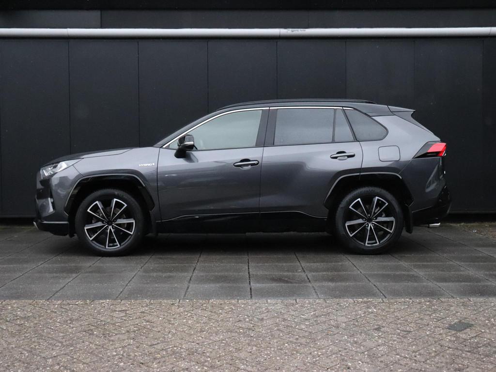 Toyota RAV4 2.5 Hybrid Bi-Tone | LEDER | PANO-DAK | TREKHAAK, Stof, Gebruikt, 4 cilinders, 2487 cc