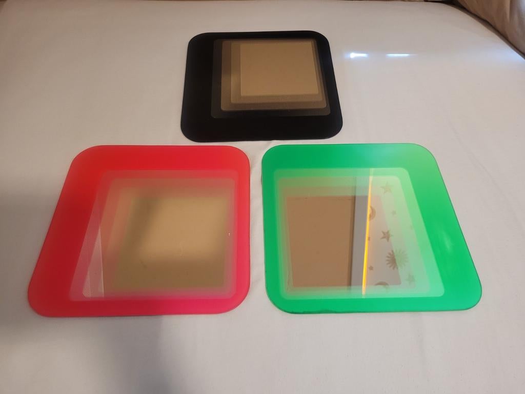 3x Vintage IKEA Hylkje Spiegels Jaren '90 -, Ophalen of Verzenden, Minder dan 50 cm