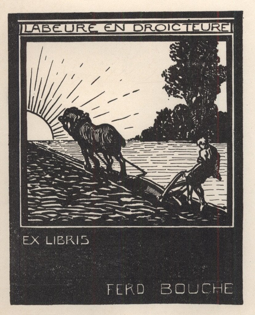 1122 Ex Libris België : Armand Rels, z.j., Verzenden, Ex libris