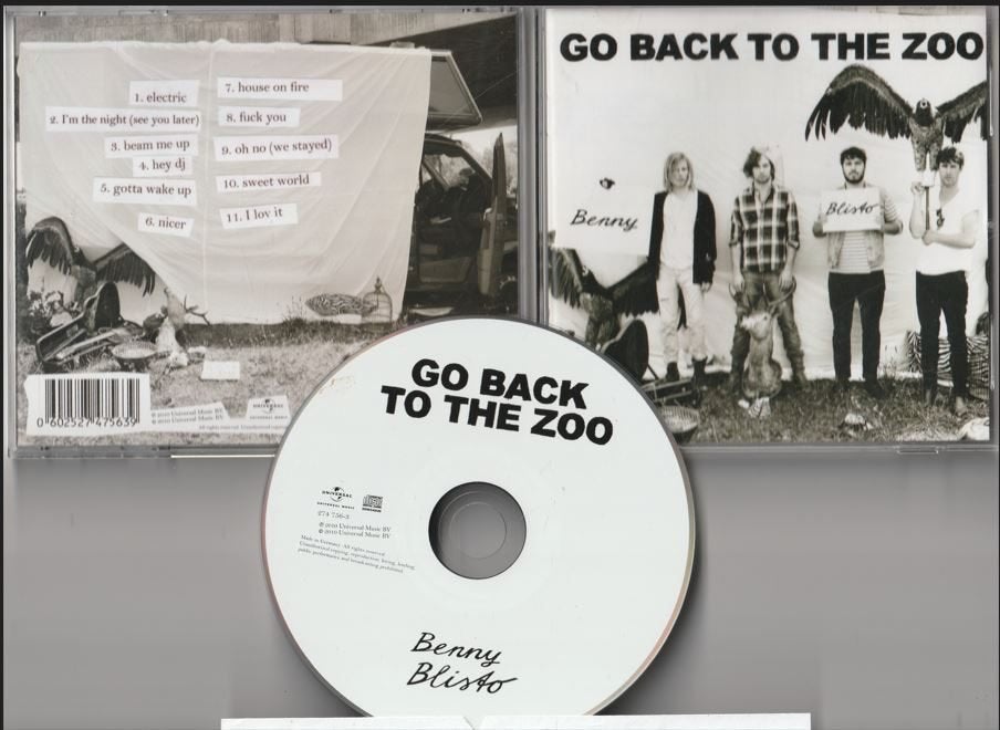 Go Back to The Zoo - Benny Blisto, Ophalen of Verzenden, Zo goed als nieuw, Indie Rock