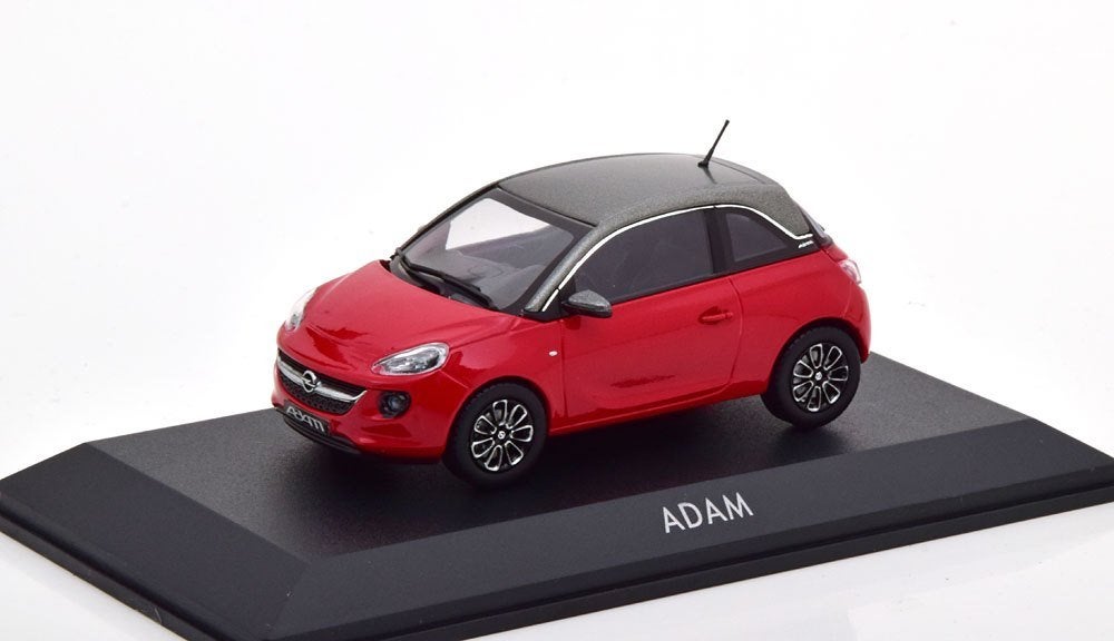 Opel Adam Fire Red met Light Grey dak 1-43 Iscale, Overige merken, Tschuiten@hotmail.com, Duitsland, Auto
