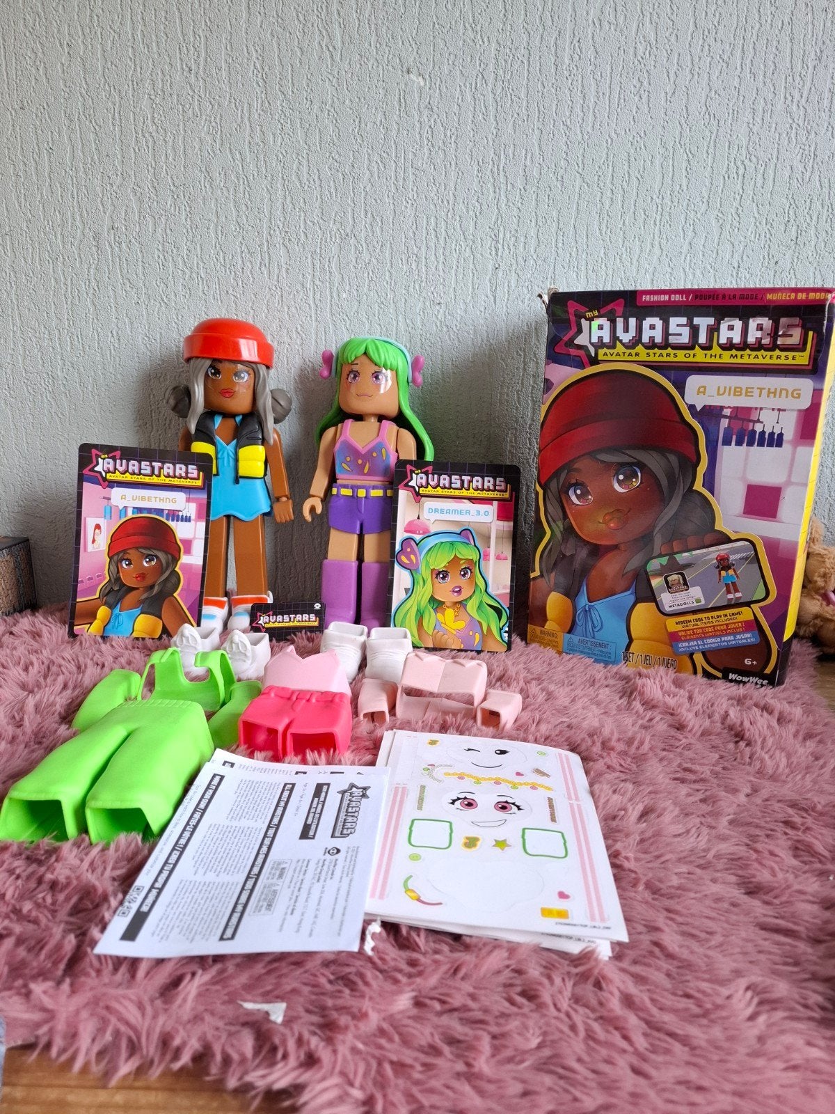 My Avastars poppen set met accessoires en kleding, Ophalen of Verzenden, Gebruikt, Overige typen