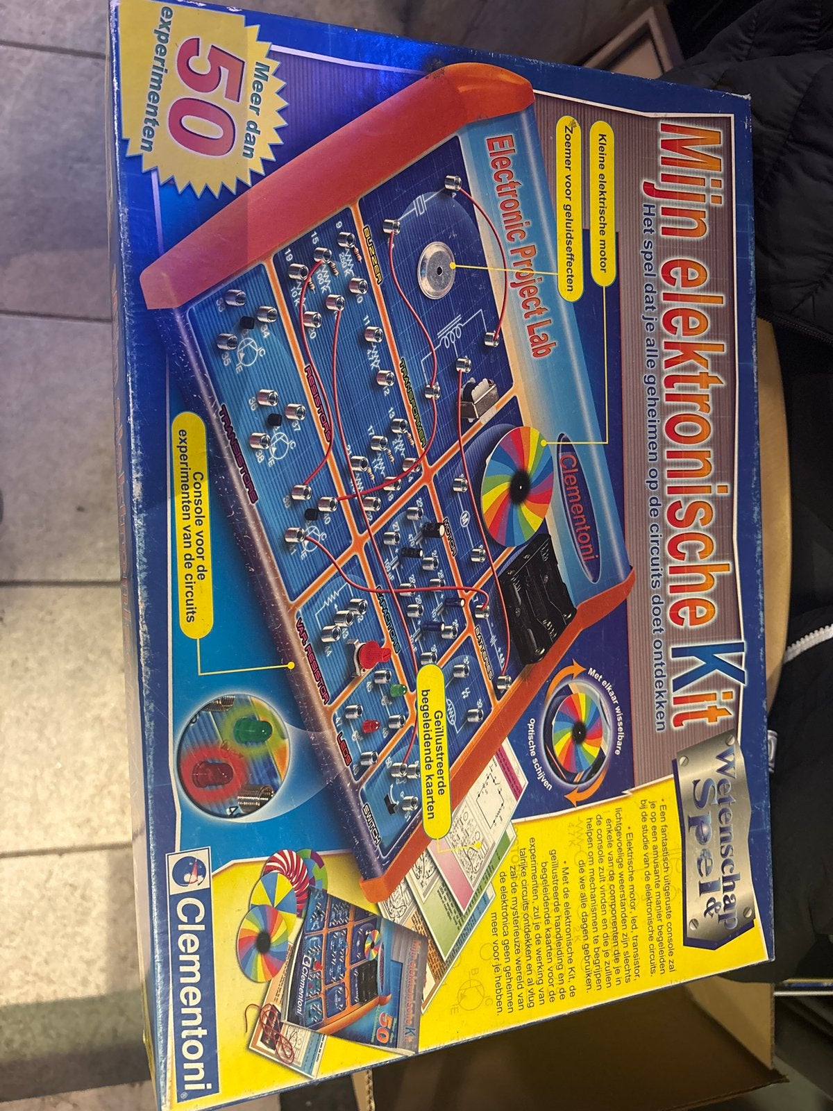 Clementoni Mijn Elektronische Kit - Electronic Project Lab, Ophalen of Verzenden, Zo goed als nieuw, Elektronica