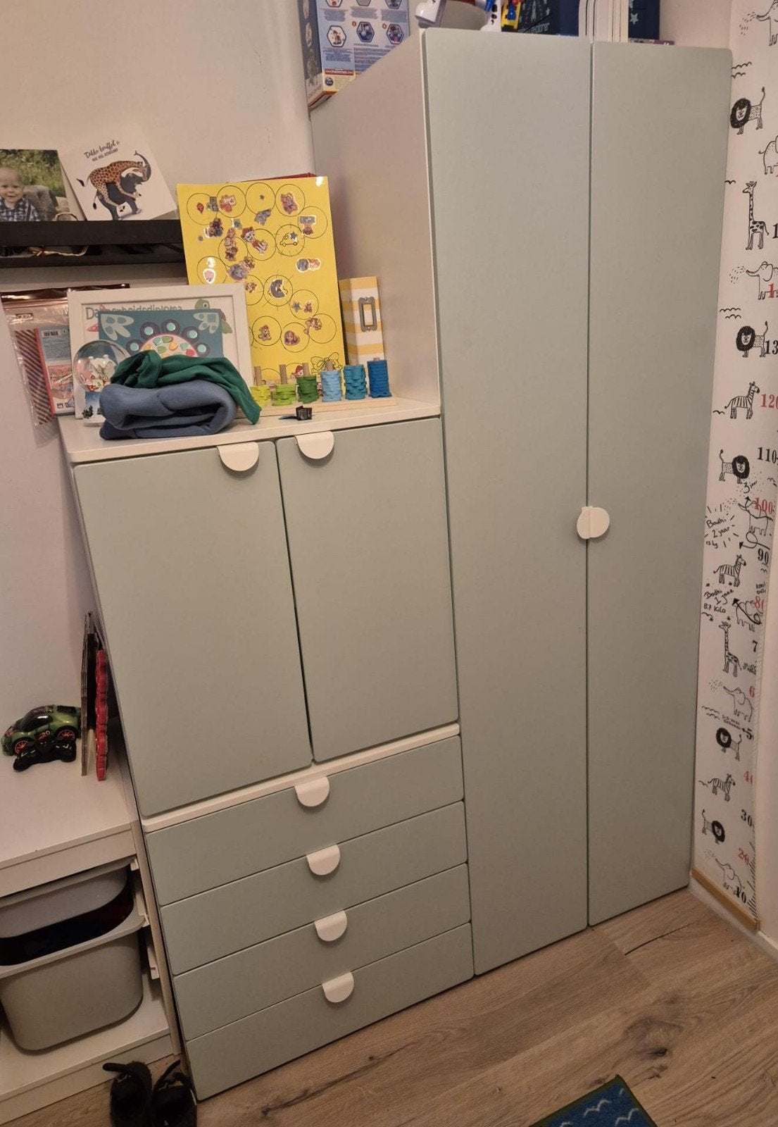 IKEA SMÅSTAD kasten - 3 losse elementen mintgroen, Ophalen, Gebruikt, Kast, 50 tot 70 cm