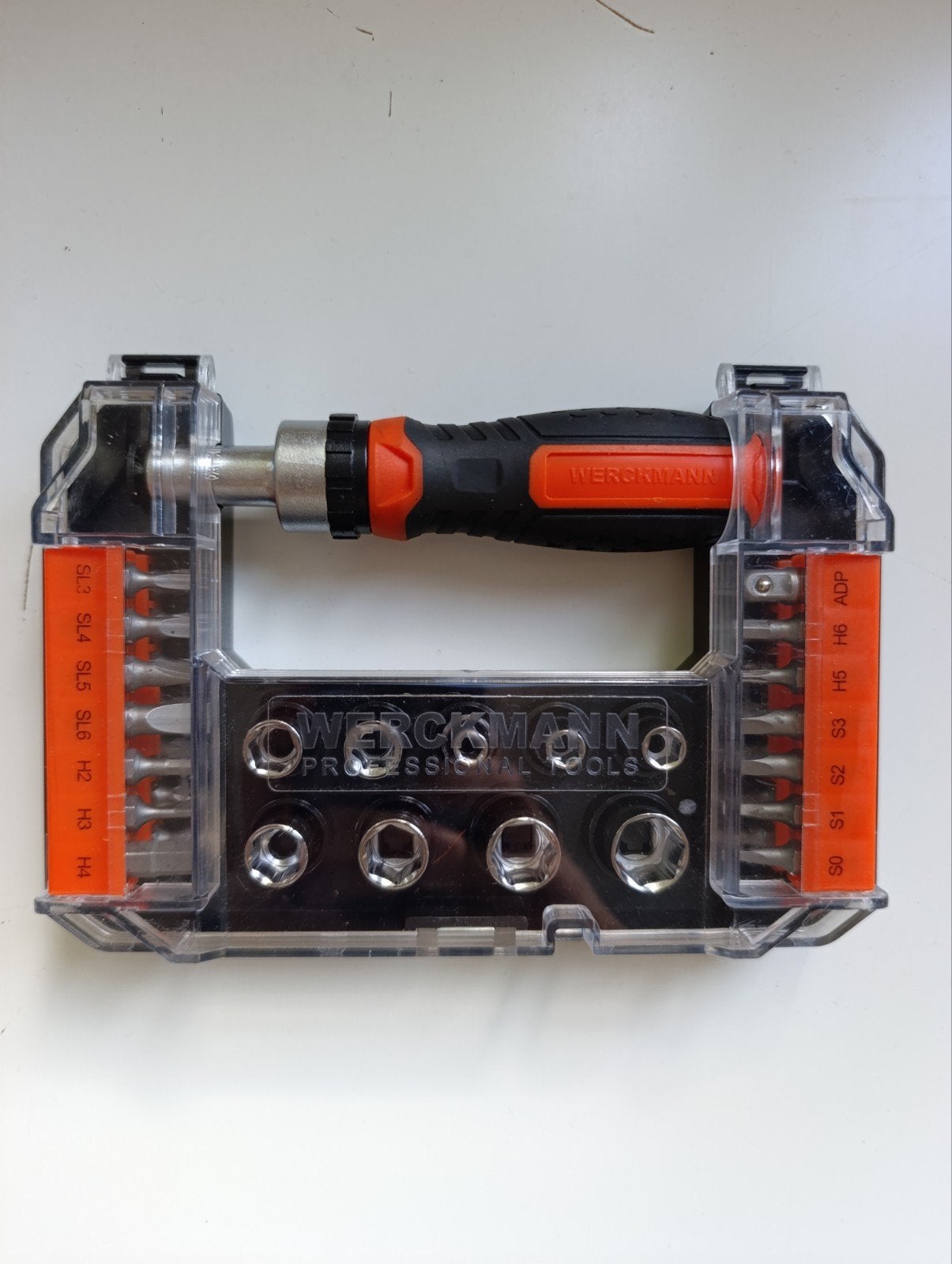 Werckmann Professional Tools Schroevendraaier Bitset, Ophalen, Gebruikt, Bitset, Overige merken