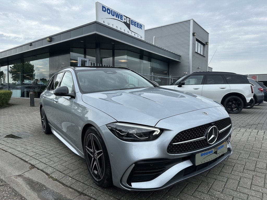 Mercedes-Benz C-Klasse Estate 180 AMG Line Night Pano-Dak |, Auto's, Mercedes-Benz, Automaat, 12 maanden, 4 cilinders, 170 pk