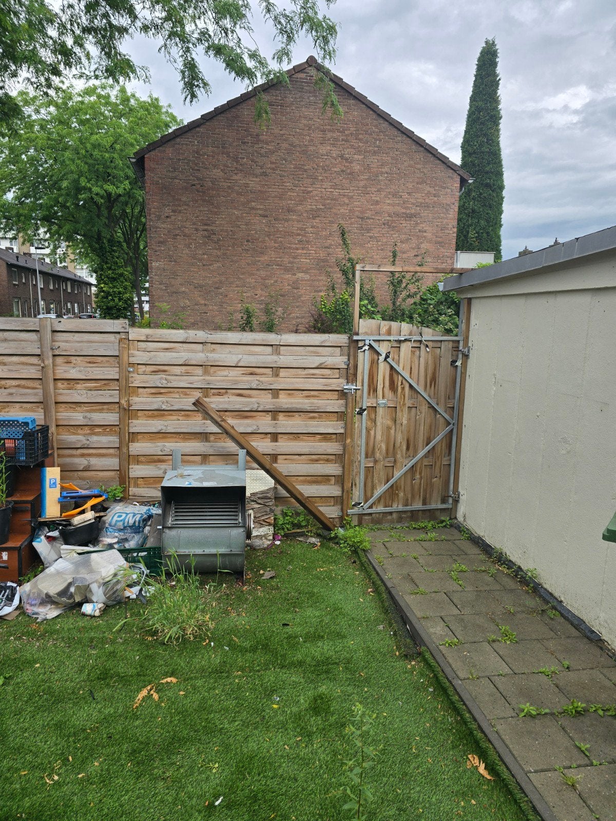 Hekwerk schutting, Minder dan 3 meter, Ophalen of Verzenden, Hout, 1 tot 2 meter