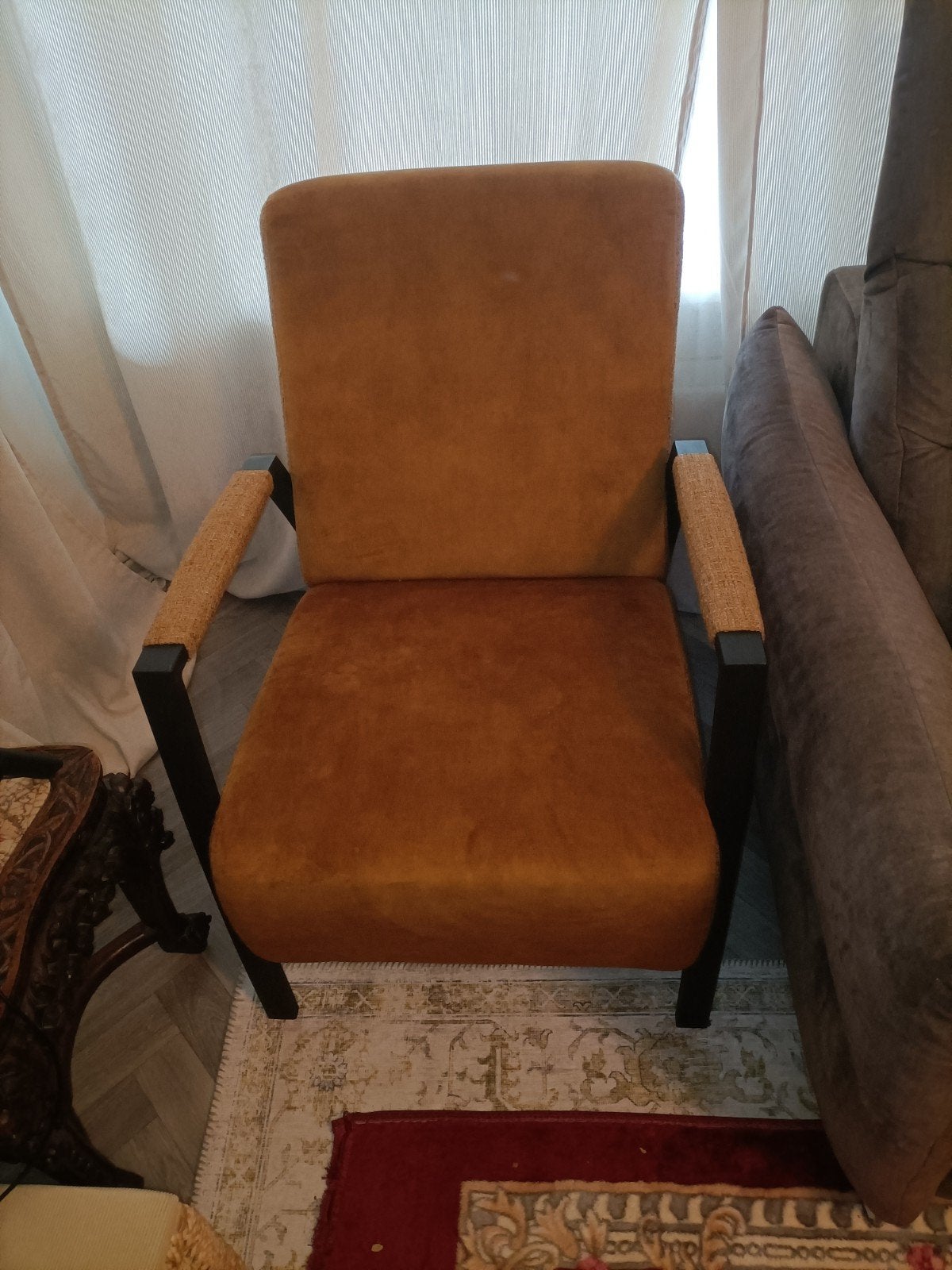 Andore fauteuil, 75 tot 100 cm, Ophalen of Verzenden, Zo goed als nieuw, Stof