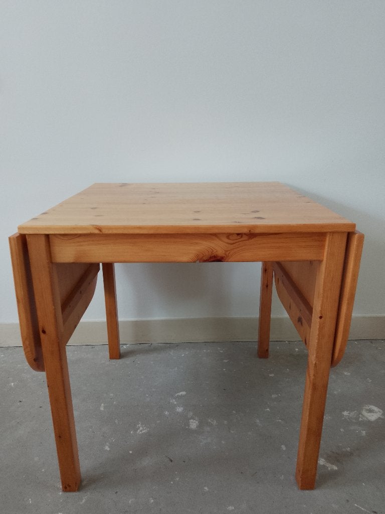 Ikea klaptafel van massief hout, Huis en Inrichting, Ophalen, Gebruikt, 100 tot 150 cm, 50 tot 100 cm
