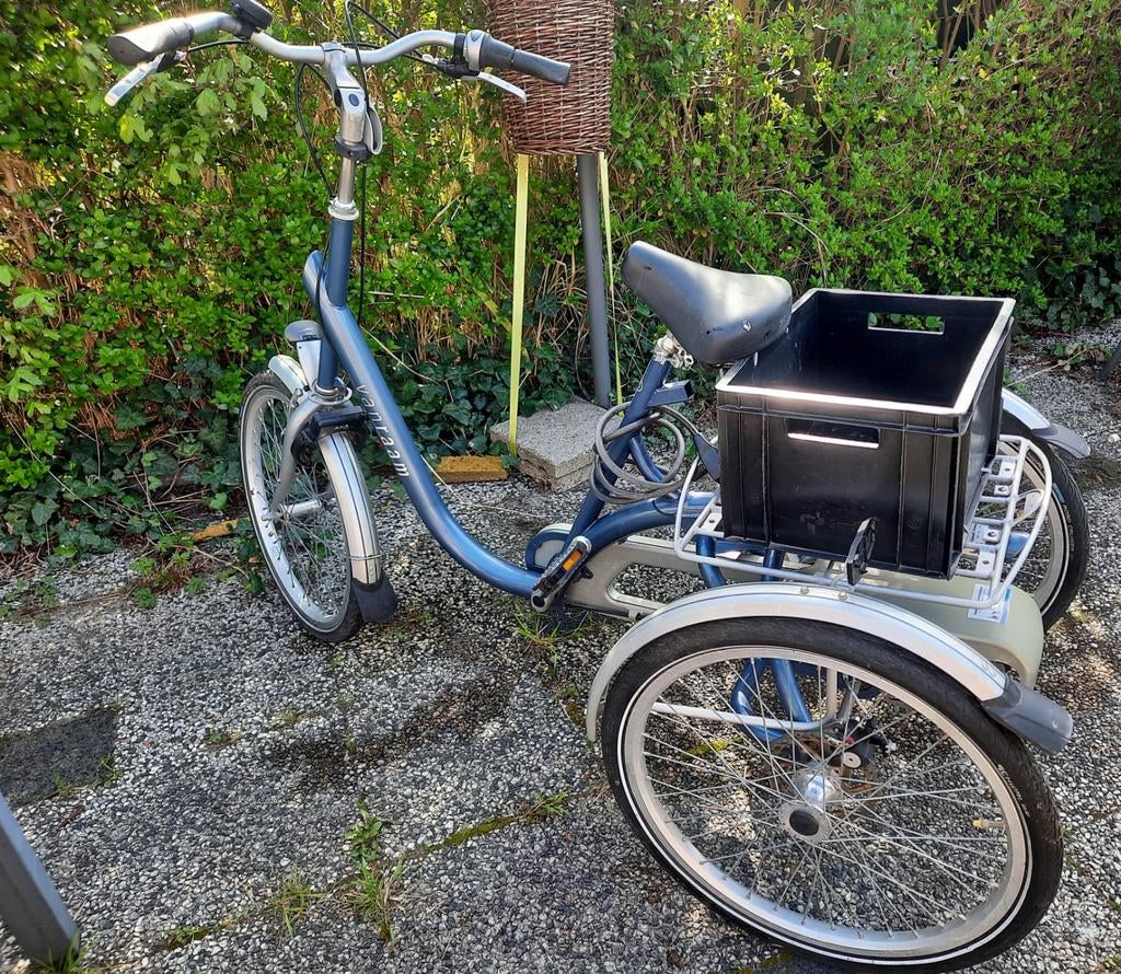 Driewiel fiets voor volwassenen, Ophalen