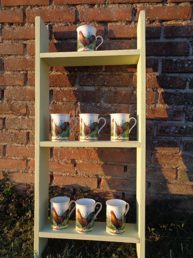 mokken, vintage/kippen vogels e.d., Ophalen of Verzenden, Zo goed als nieuw, Overige stijlen, Kop(pen) en/of Schotel(s)