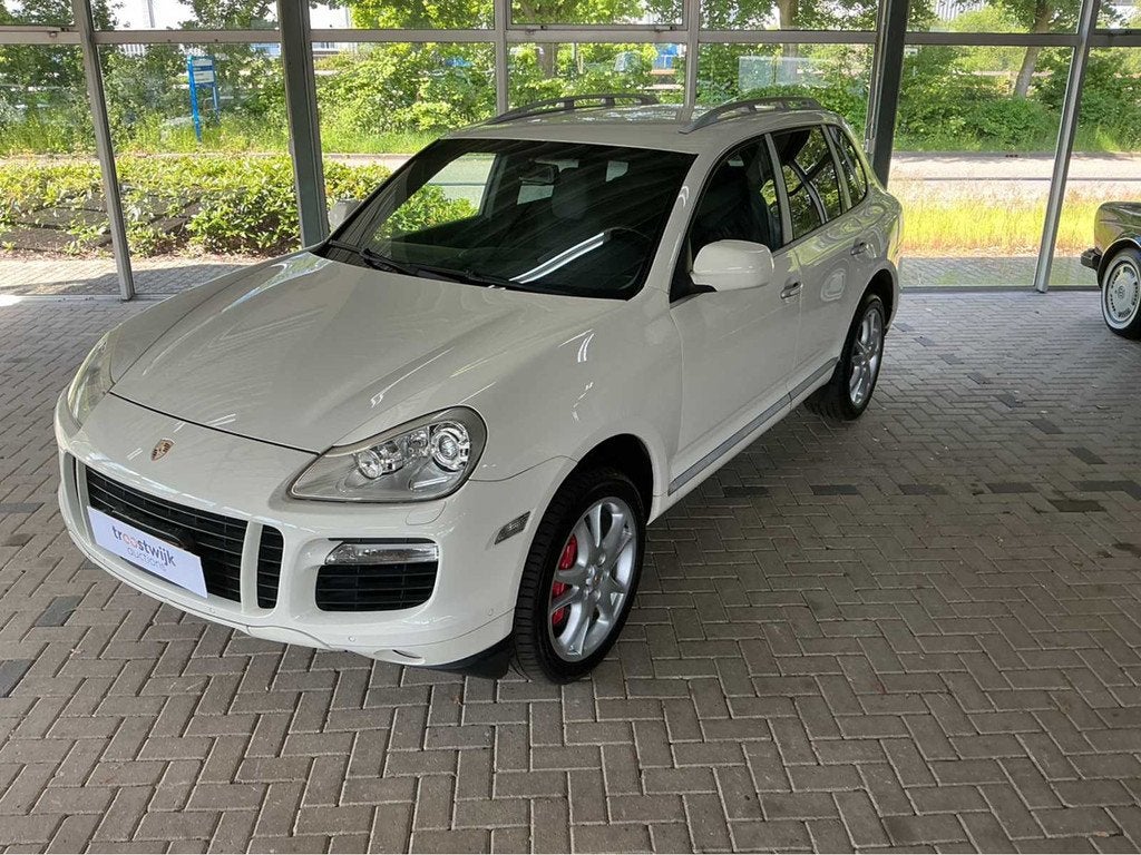 Porsche Cayenne Turbo | 4.8 V8 | 2009 | youngtimer | 500 pk, Auto's, Automaat, Cayenne, Gebruikt, Wit