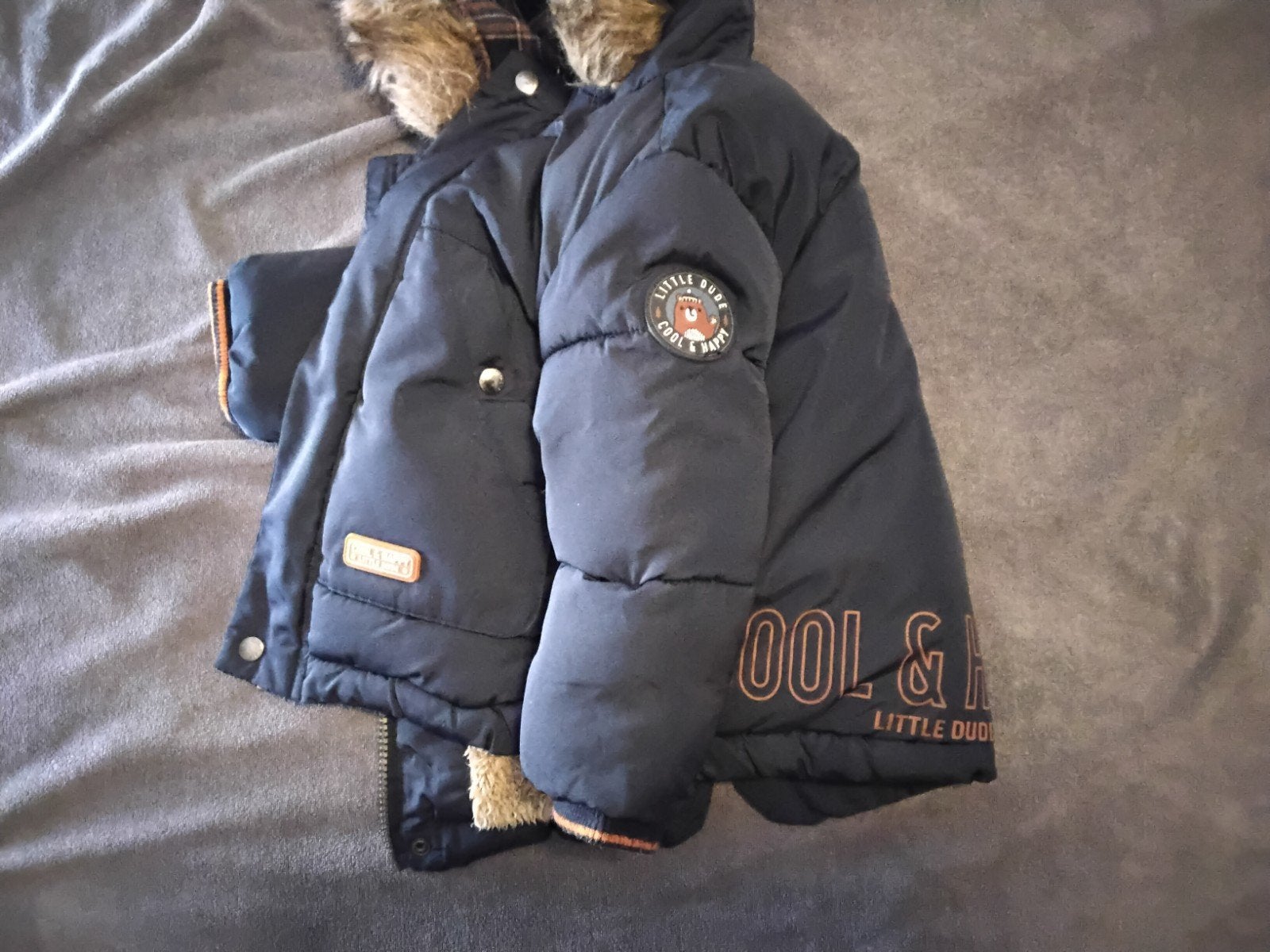 Jongensjas maat 86 donkerblauw, Ophalen, C&A, Zo goed als nieuw, Jasje