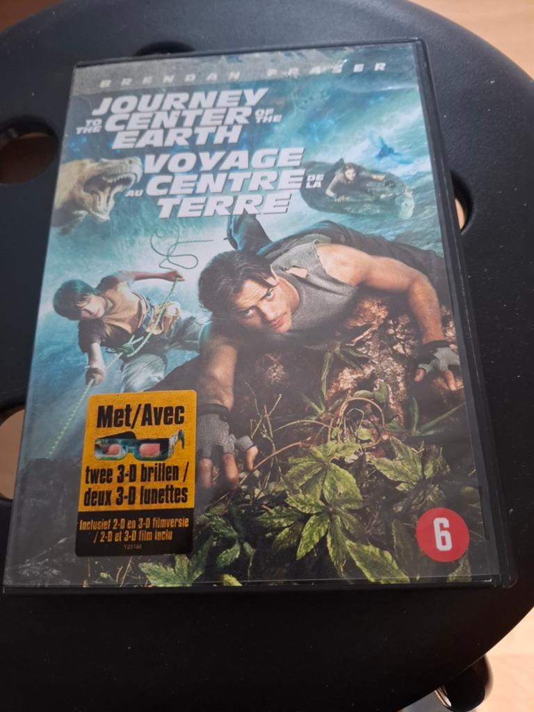 Journey to the Center of the Earth 3D DVD (met brillen), Vanaf 6 jaar, Ophalen of Verzenden, Gebruikt